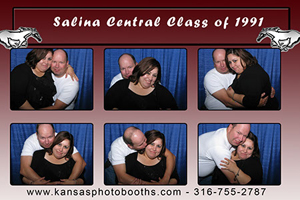 six photo layout for class reunion
